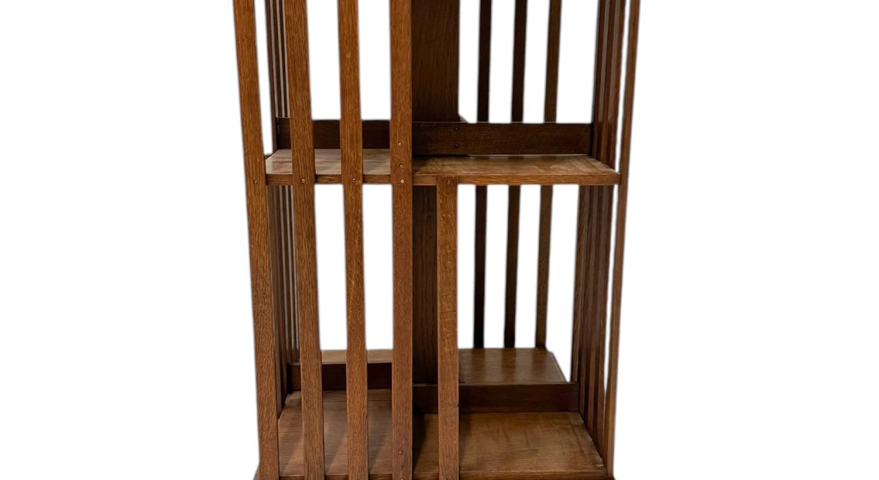 Art Nouveau Jugendstil Revolving Bookcase, 1900s